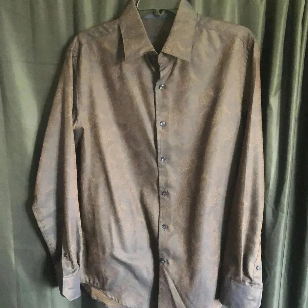 Tasso Elba Paisley‎ Shirt M